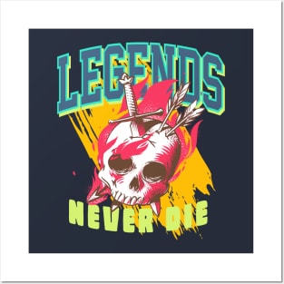 Legends Never Die Bio Hack Posters and Art